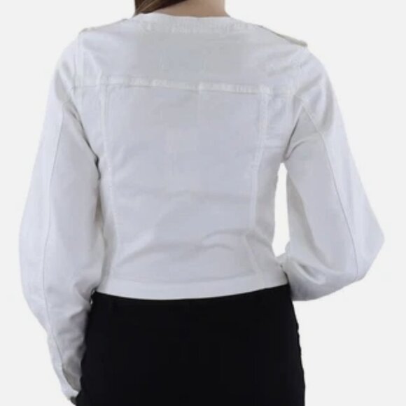 Joie Kerina Crop Denim Jacket – White, Size S – NWT - Picture 2 of 2